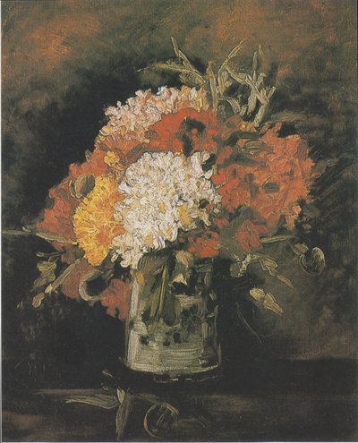 Vase mit Nelken von Vincent van Gogh